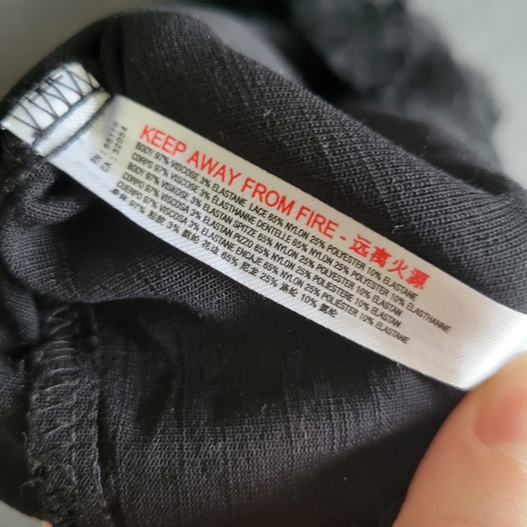 Free People Black One-Shoulder Mini Dress - Picture 3 of 5